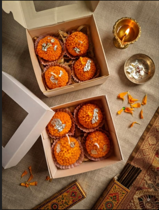 Laddoo Wax Candle (Set of 4)
