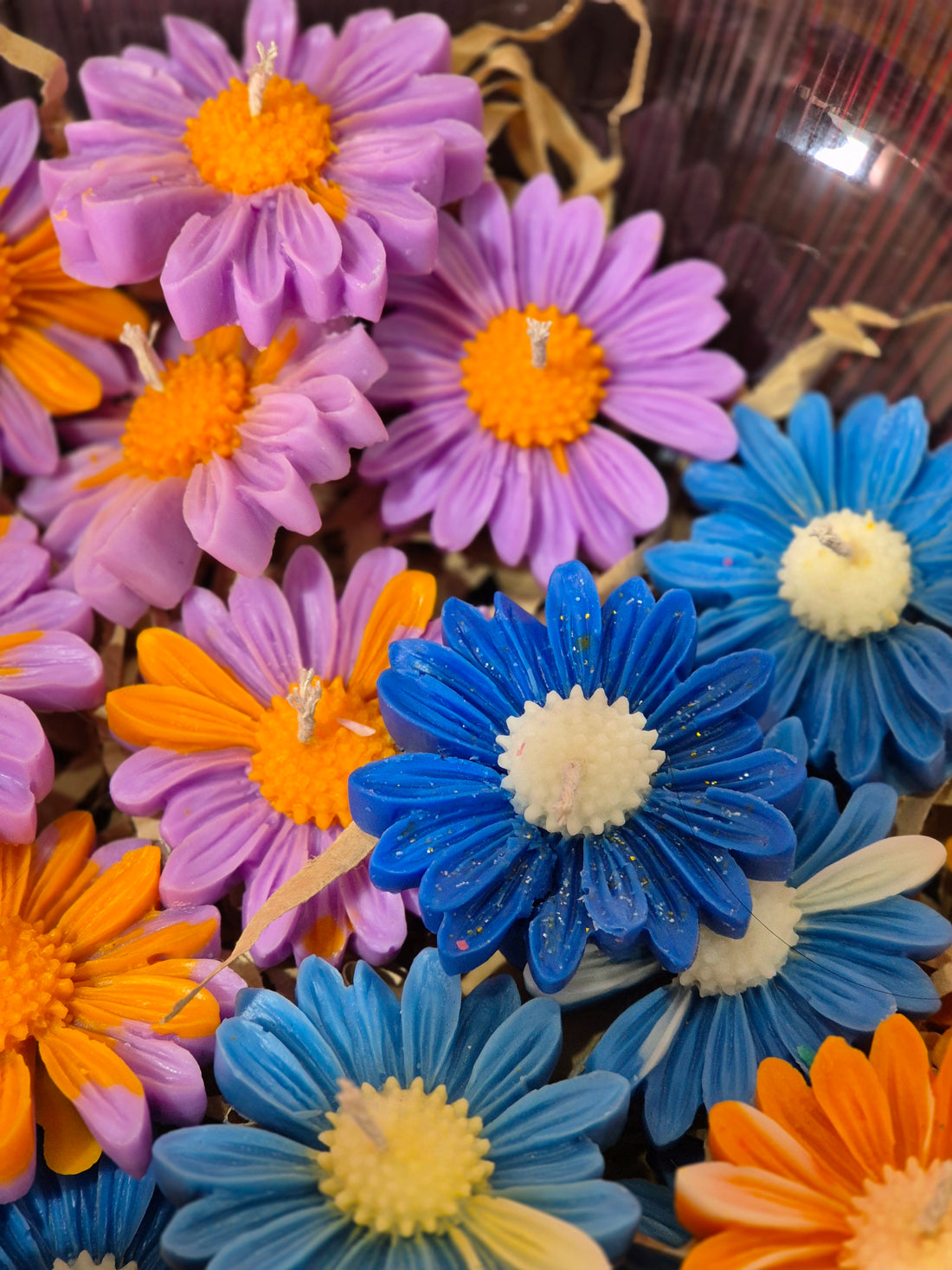 Floating Daisy Flower Candle (Set of 6)