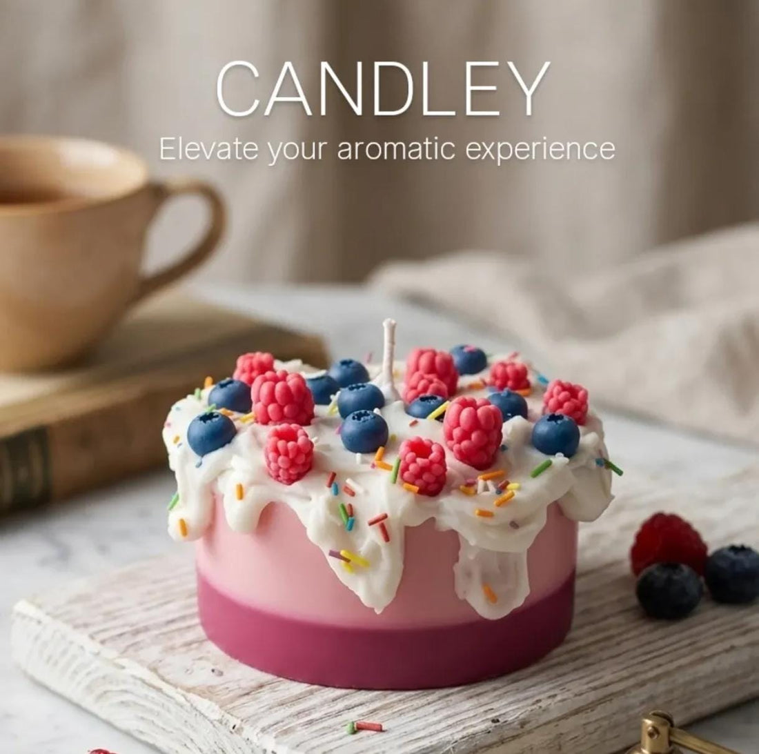 Cake Wax Candle